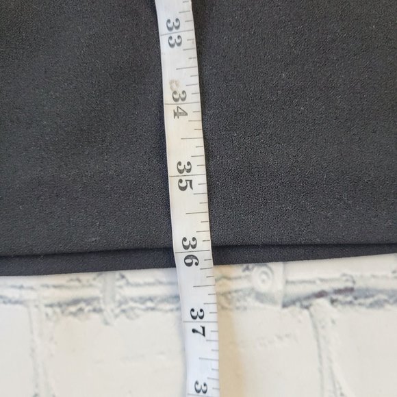 Calvin Klein black blouson style sleeve midi dress size 12 - Picture 6 of 13